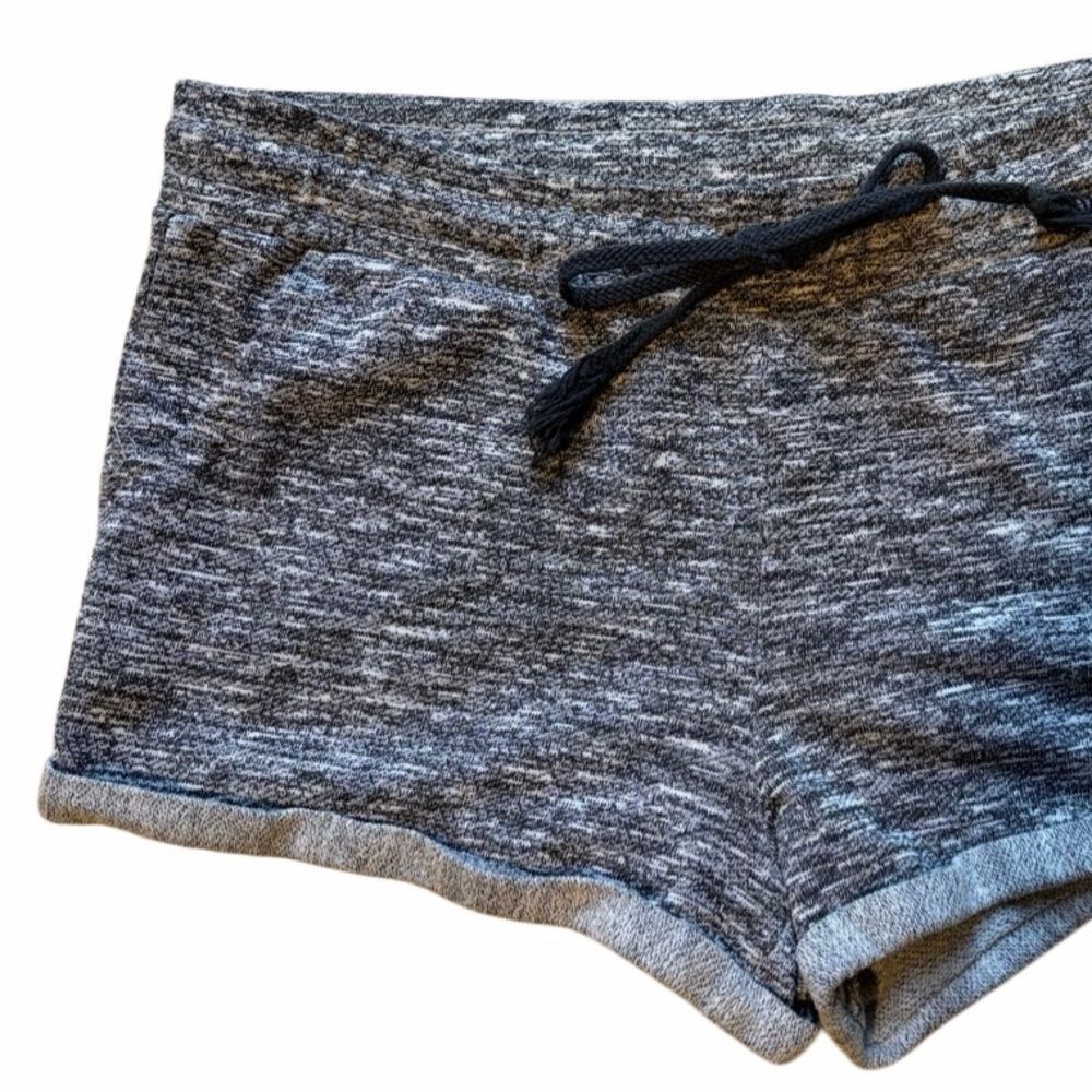 Ambiance Apparel Heathered Gray Athletic Shorts Large